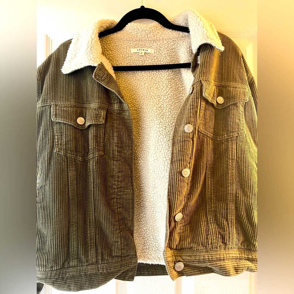Pacsun Olive Green Winter Jacket